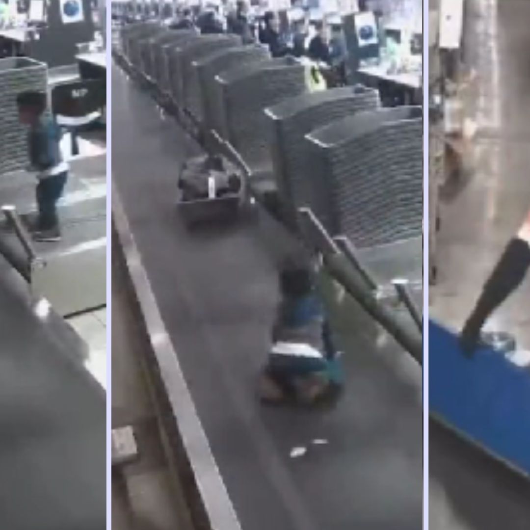 Video | Niño Viaja sobre Cinta de Equipaje en Aeropuerto de Chile tras Descuido de Padres