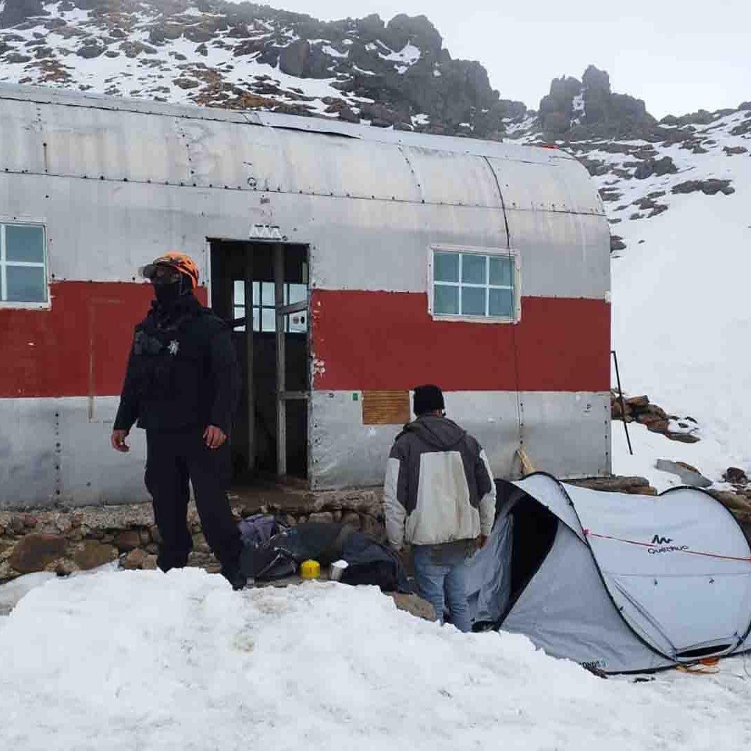 En la reserva Izta-Popo y se efectuó la búsqueda de 40 personas extraviadas.