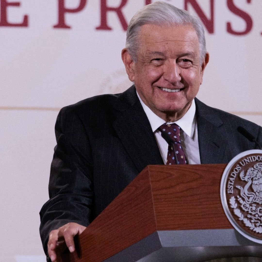 Andrés Manuel López Obrador en conferencia de prensa