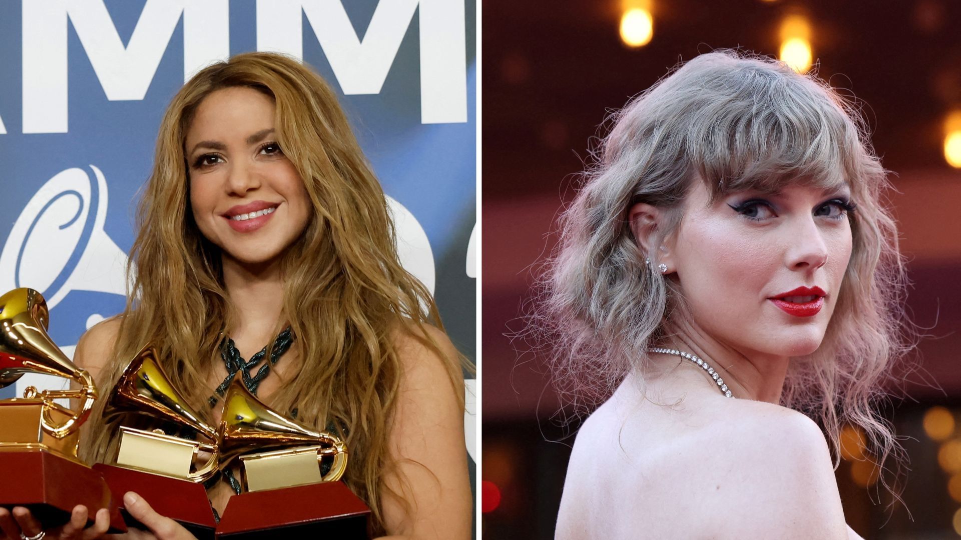 Shakira y Taylor Swift, las que más facturaron en 2023.
