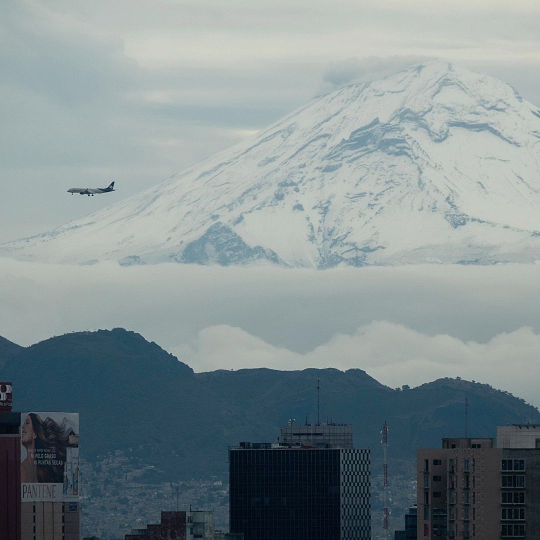 Seguirá caída de nieve y aguanieve en volcanes del centro del país