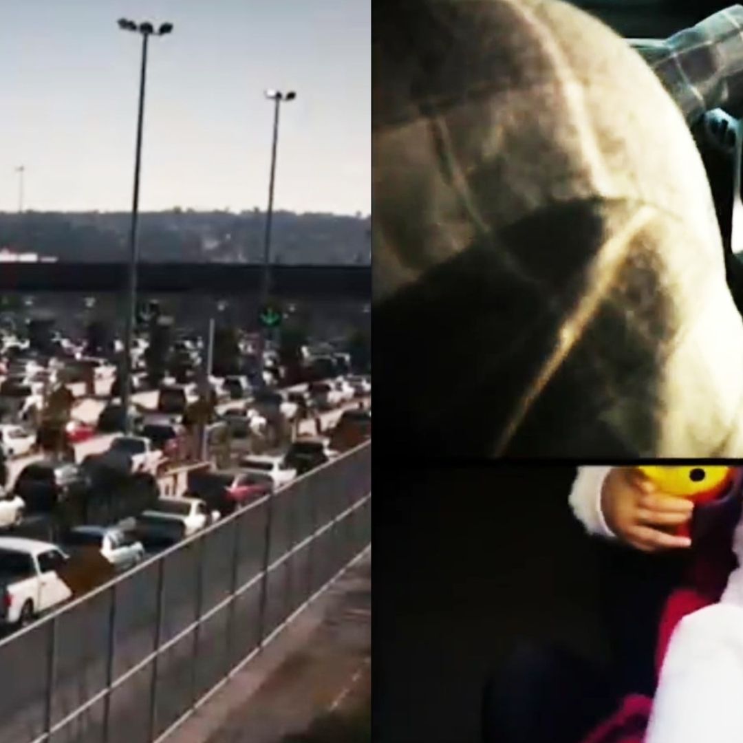 Sin Revisión, Mujer con Bebé Cruza Armas Ocultas en Auto por Tijuana