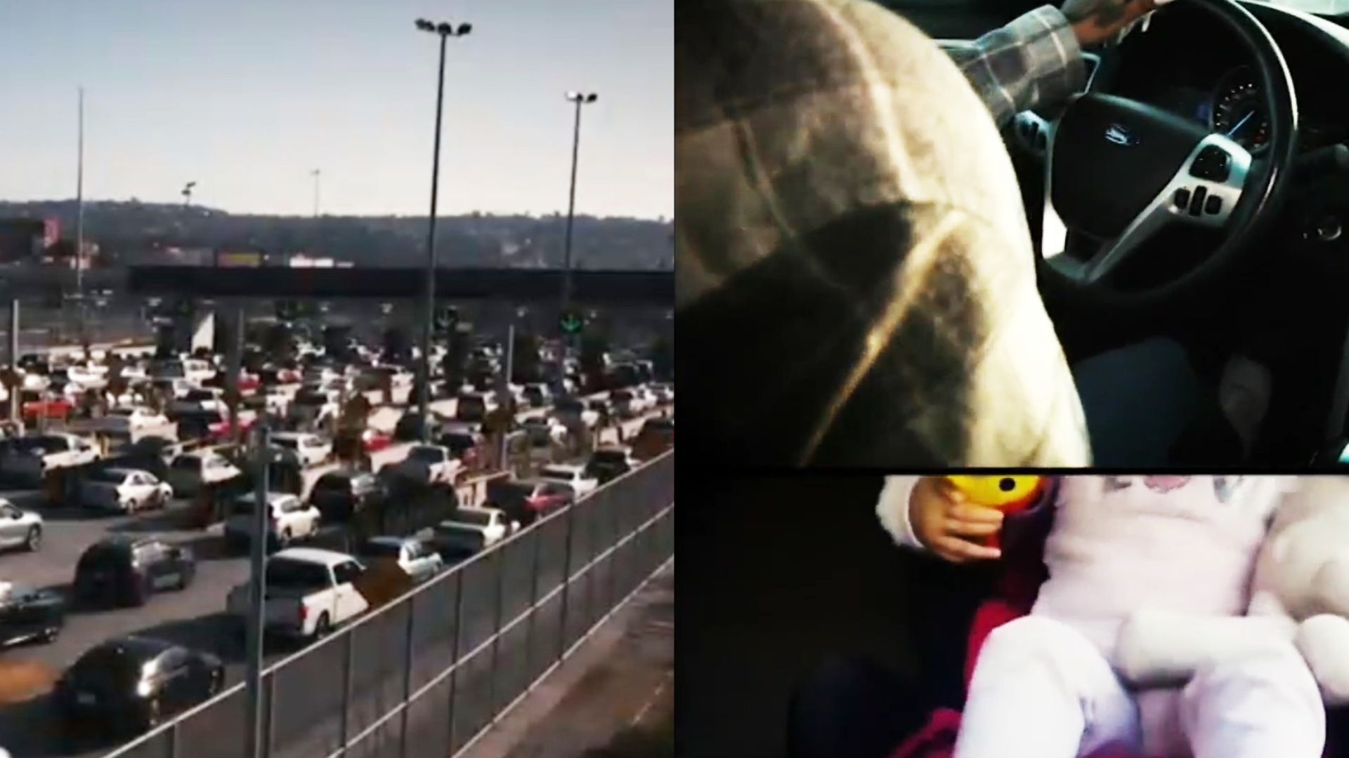 Sin Revisión, Mujer con Bebé Cruza Armas Ocultas en Auto por Tijuana