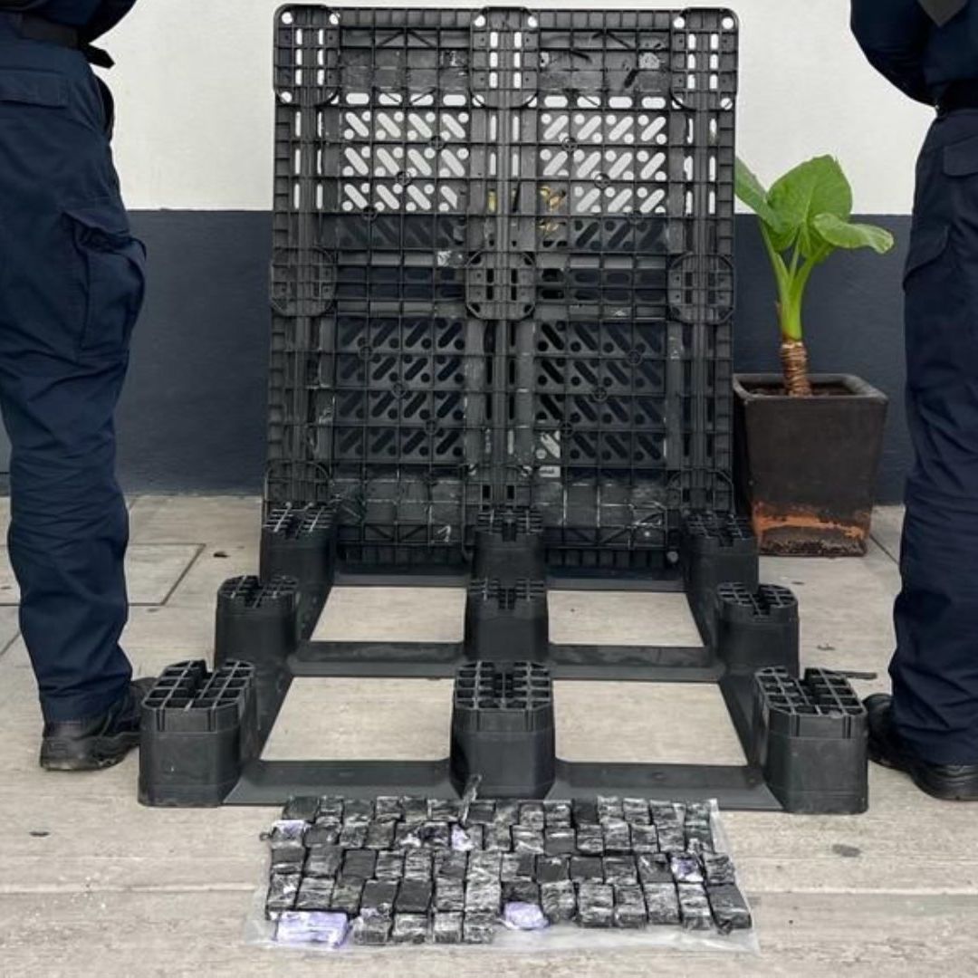 Cocaína asegurada en Michoacán