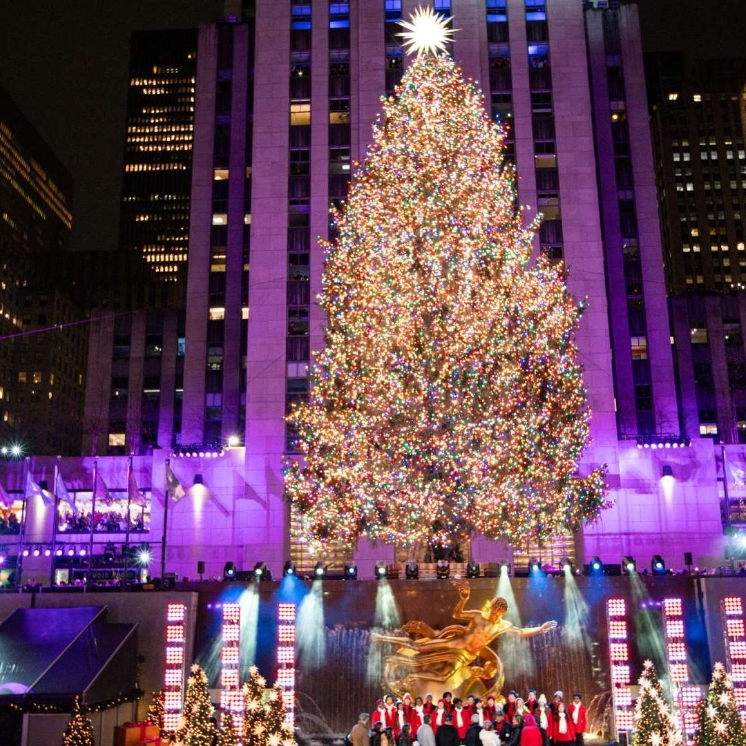 Fotos | Encienden Árbol del Rockefeller e Inicia Oficialmente la Navidad en Nueva York