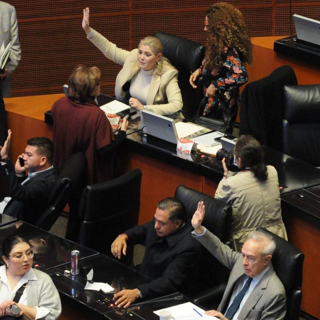 Sesión en el Senado de la República.