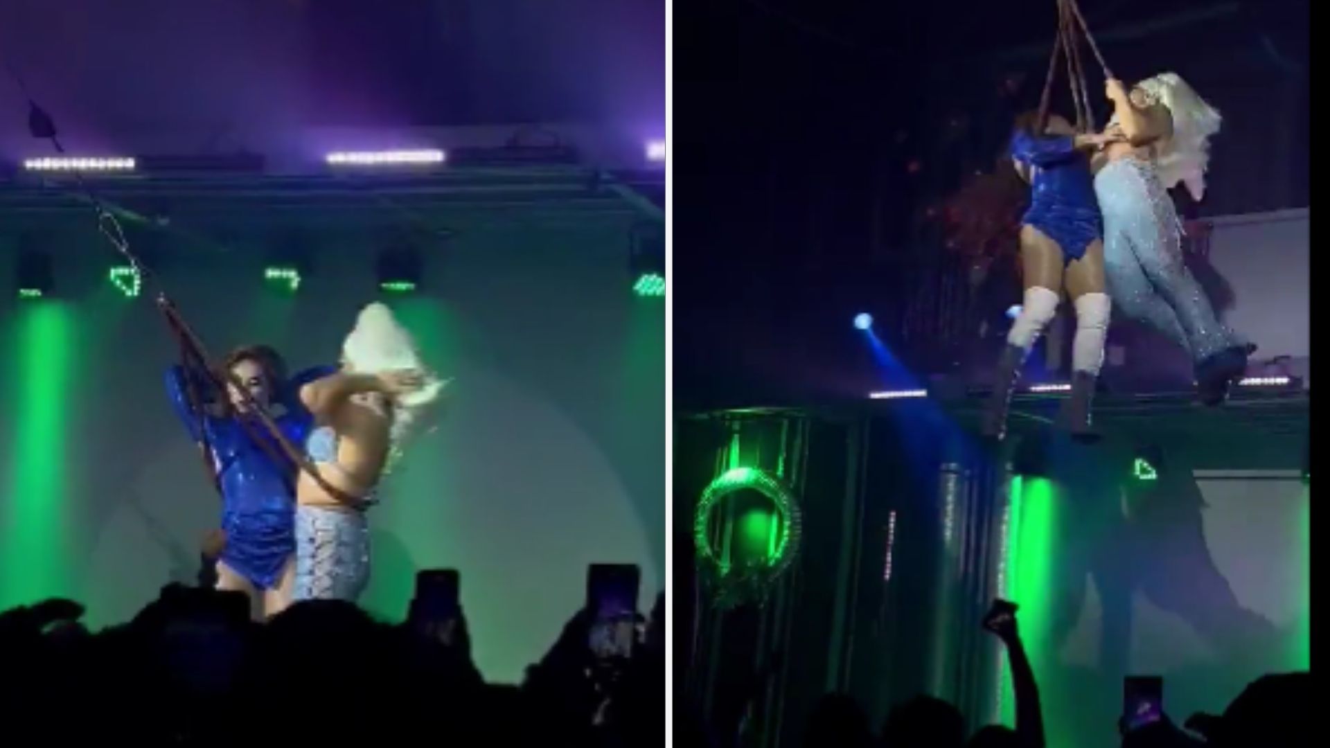 Video | ¡Oh por Dios! Drag Queens Caen en Pleno Espectáculo Aéreo