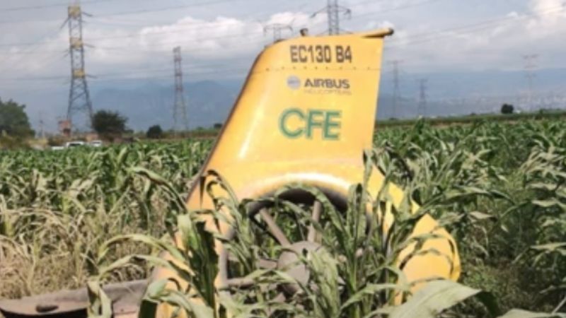 CFE Lamenta Muerte de Trabajadores en Desplome de Helicóptero en Morelos