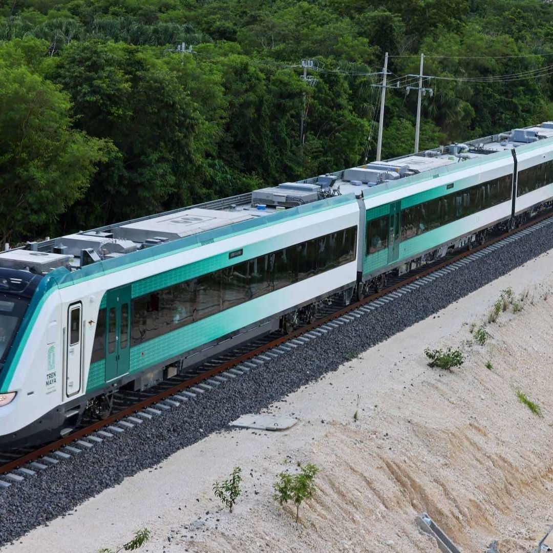 Primeras pruebas de la locomotora del Tren Maya