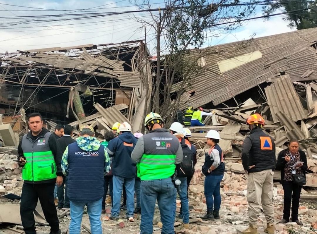 Explosión en Azcapotzalco hoy deja 2 muertos en CDMX