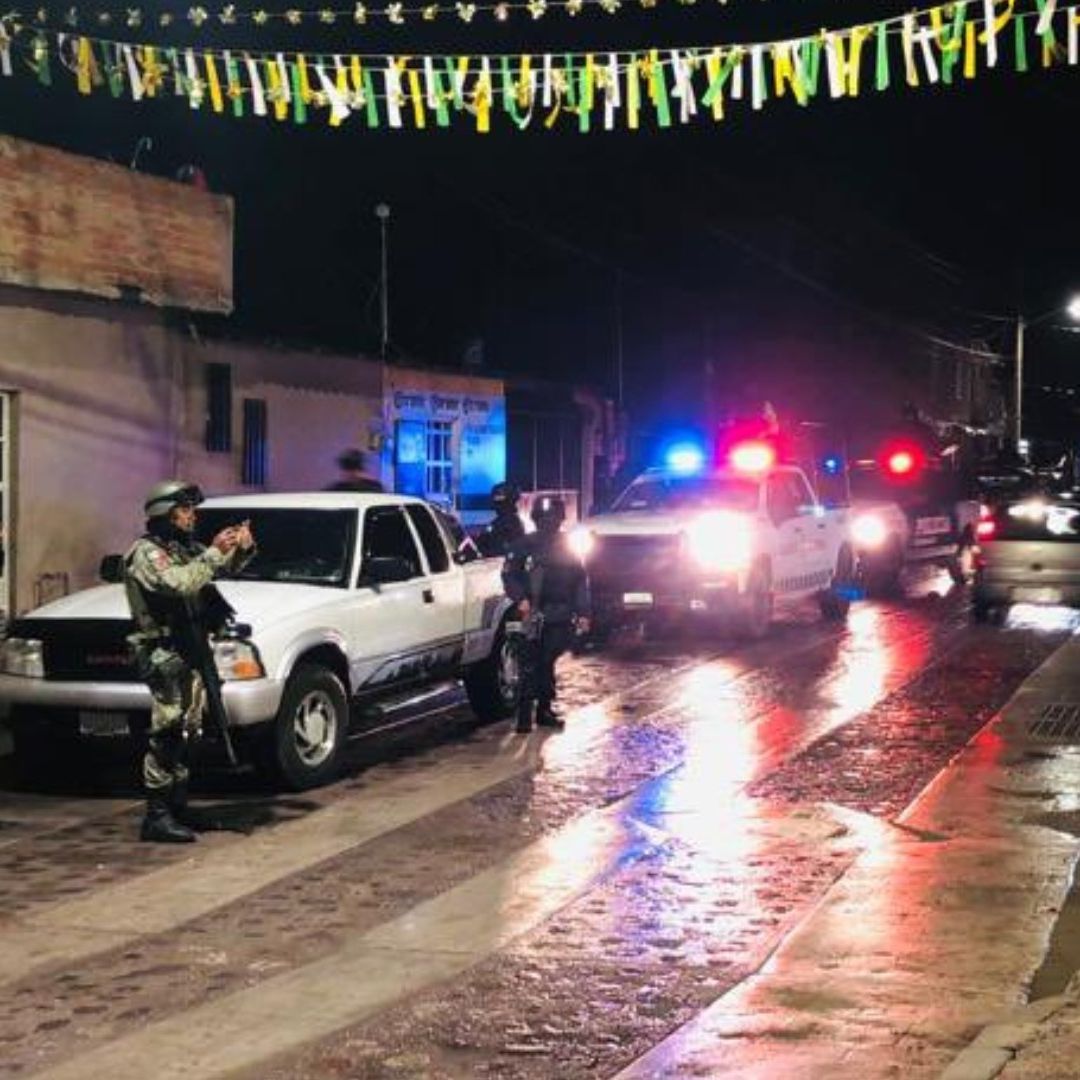Operativo en Celaya, Guanajuato