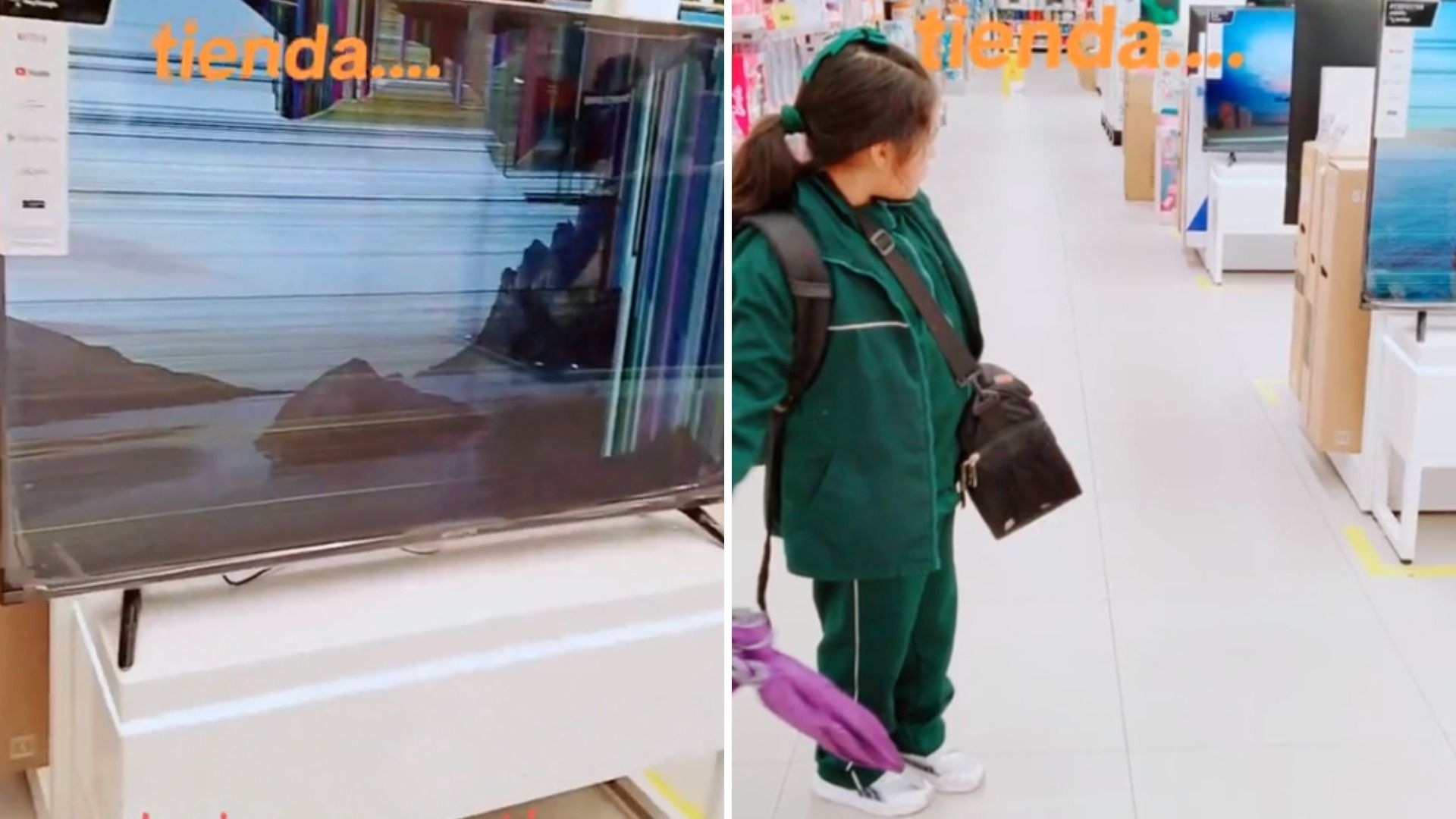 ¿Adiós Aguinaldo? Niña Rompe Pantalla en Centro Comercial