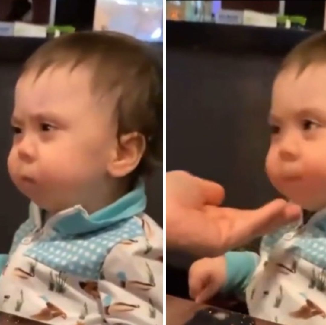 Bebé come chile jalapeño por primera vez y se hace viral