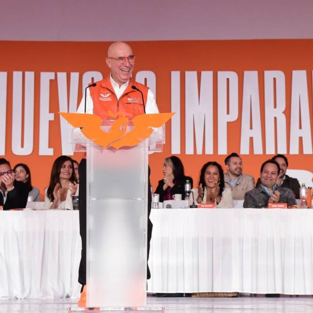 El dirigente nacional de Movimiento Ciudadano, Dante Delgado. Foto: X @MovCiudadanoMX