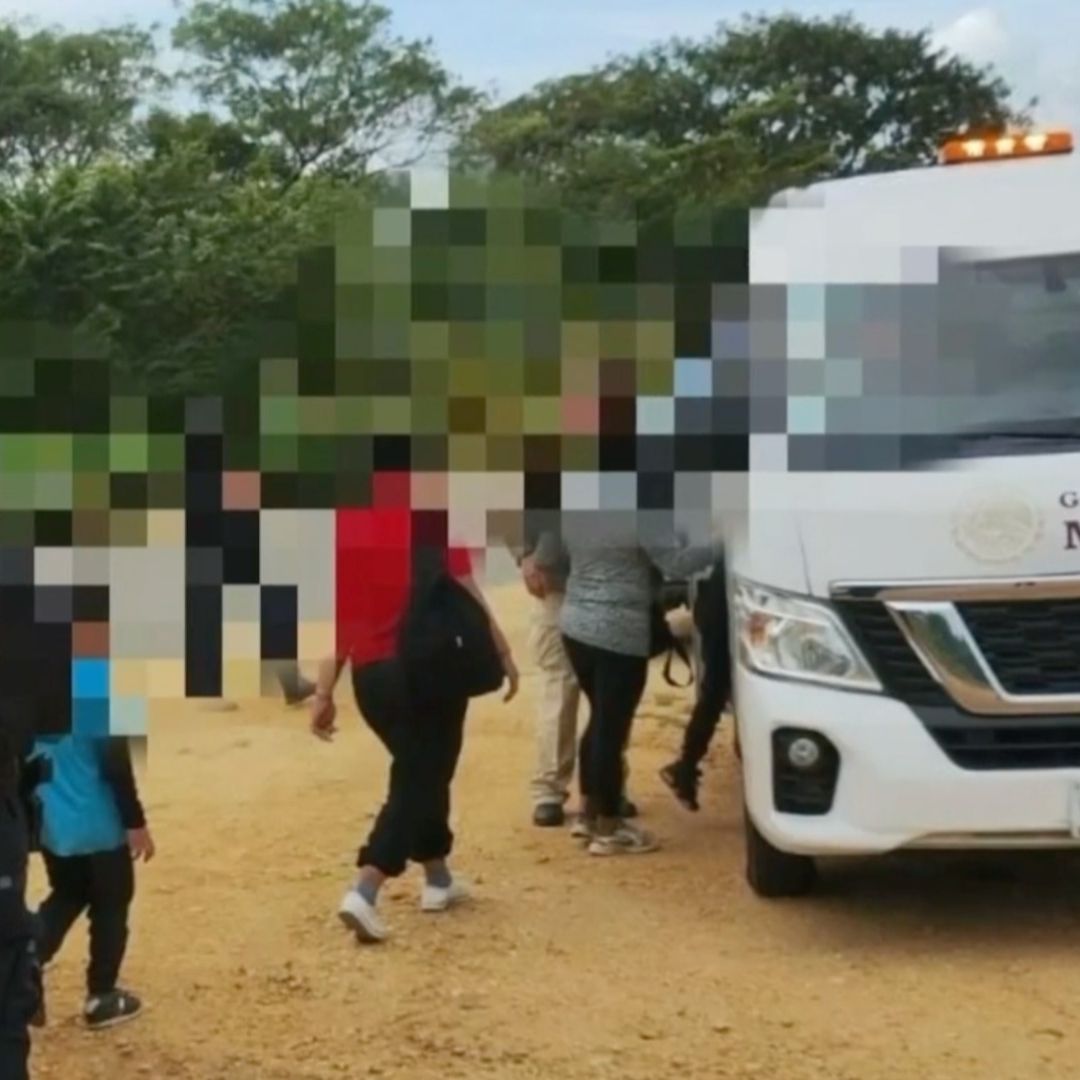 Resultado de varios operativos policiales, fueron asegurados 154 personas indocumentados en Veracruz.