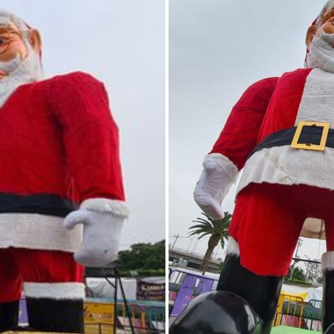 Santa Claus Gigante de CDMX