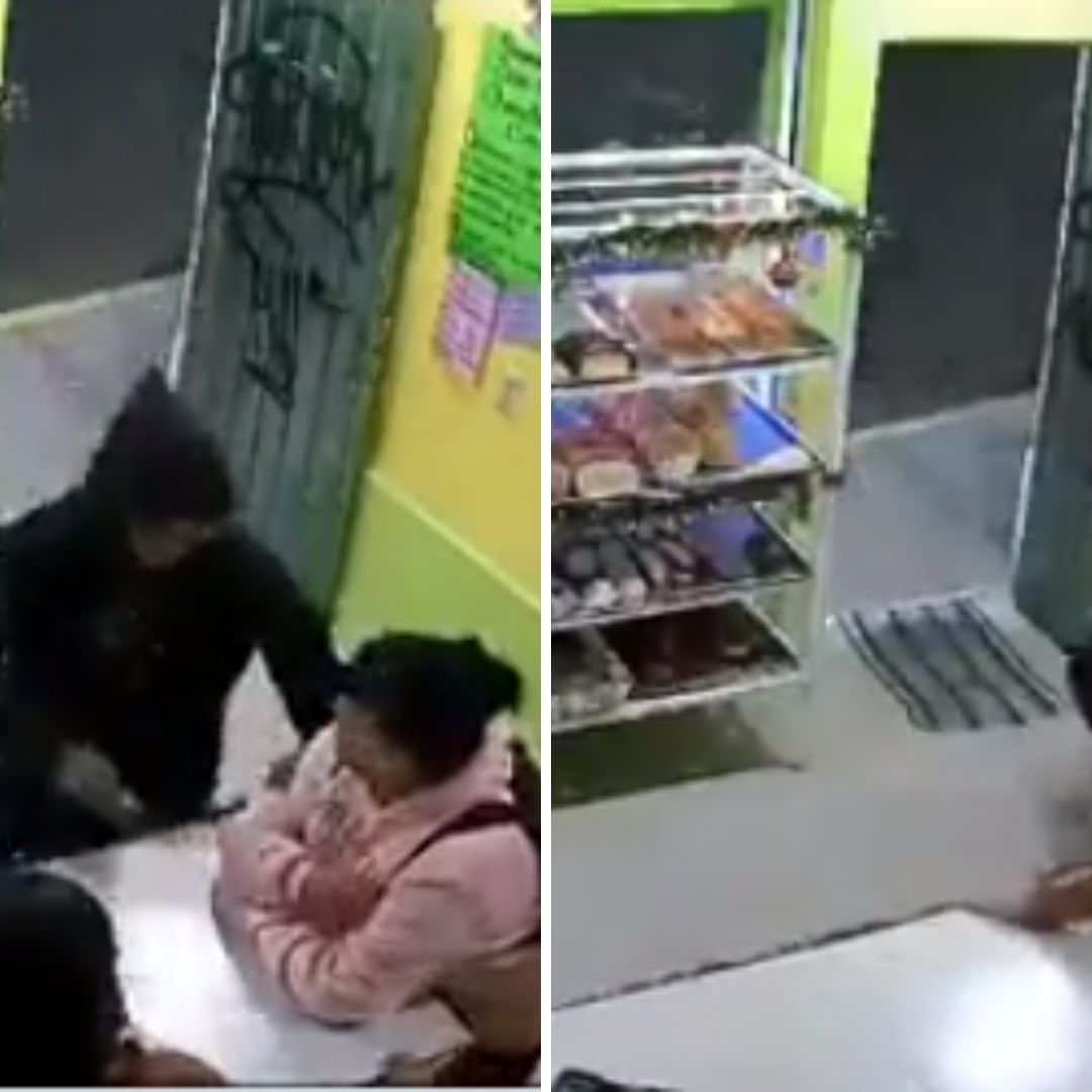 Hombre Intenta Robar Panadería y Mujeres lo Corren a Palazos en Ixtapaluca