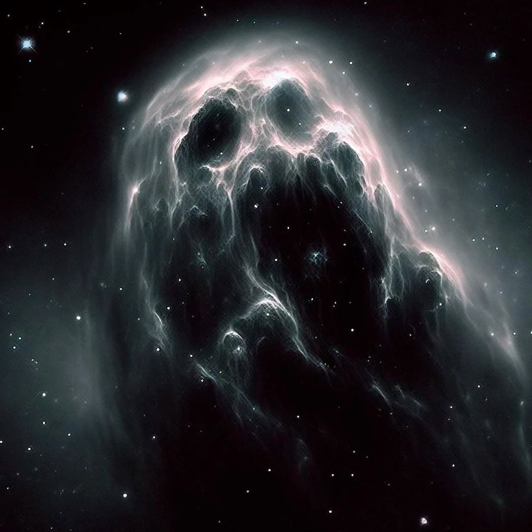 Ilustración artística de galaxia vista por el James Webb