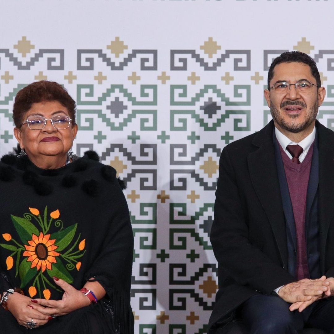 Martí Batres y Ernestina Godoy