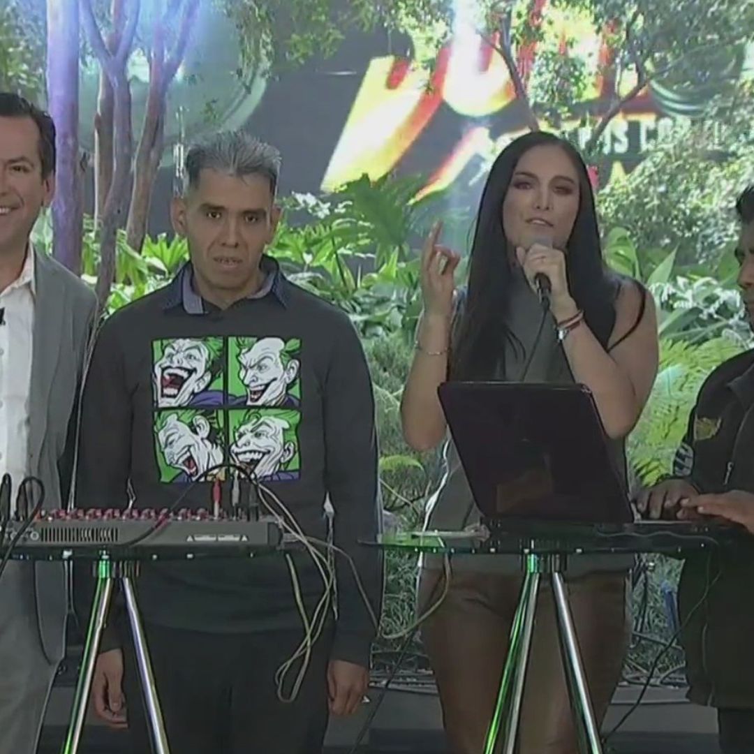 Integrantes de la Organización Soni-Disc Creando Conciencia llevaron el sabor de la cumbia a Despierta de Nmás