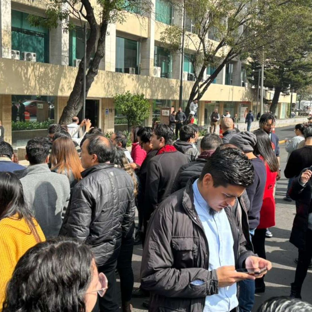 Se desalojaron edificios por el sismo registrado