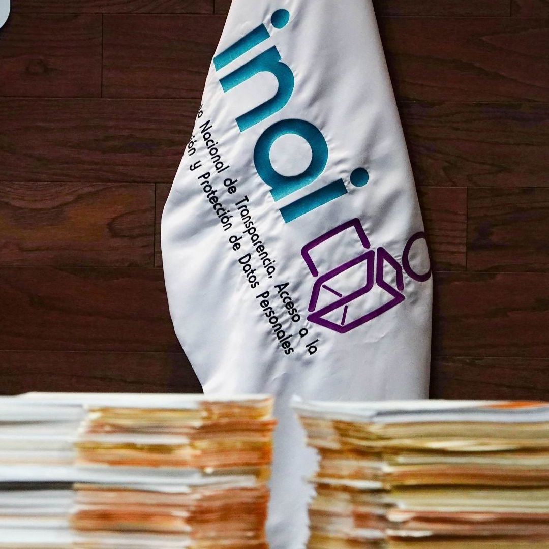 Aspecto de expedientes acumulados en el Inai hasta mayo de 2023.