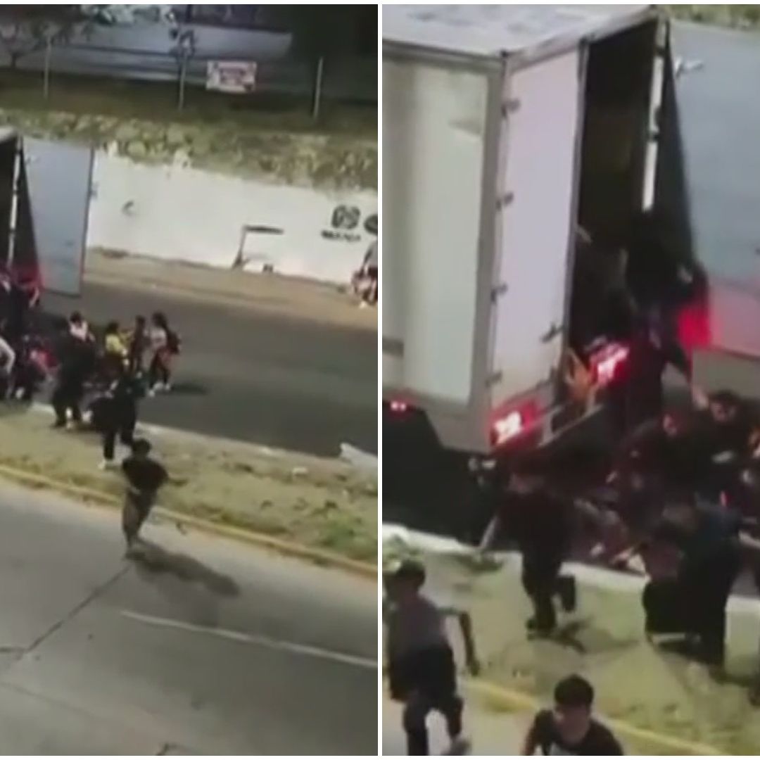 Escapan Migrantes Abandonados en Tráiler en Oaxaca