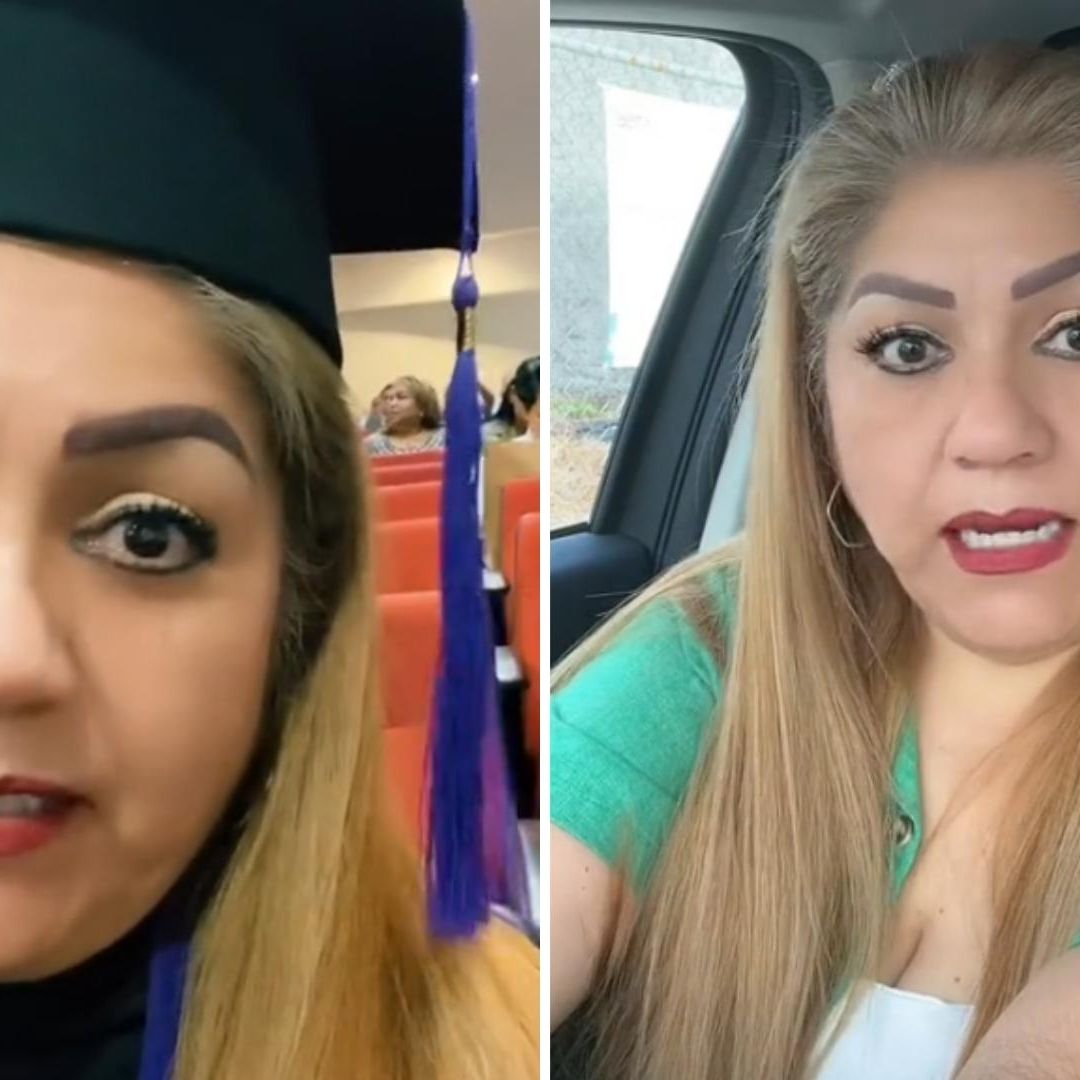 Mamá se graduó de preparatoria pero sus hijos no fueron a la graduación