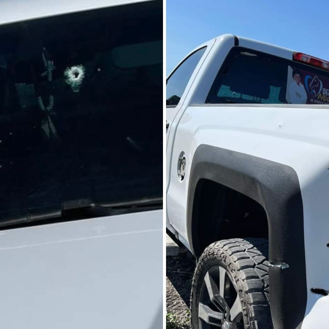El chofer resultó herido por el impacto de una bala