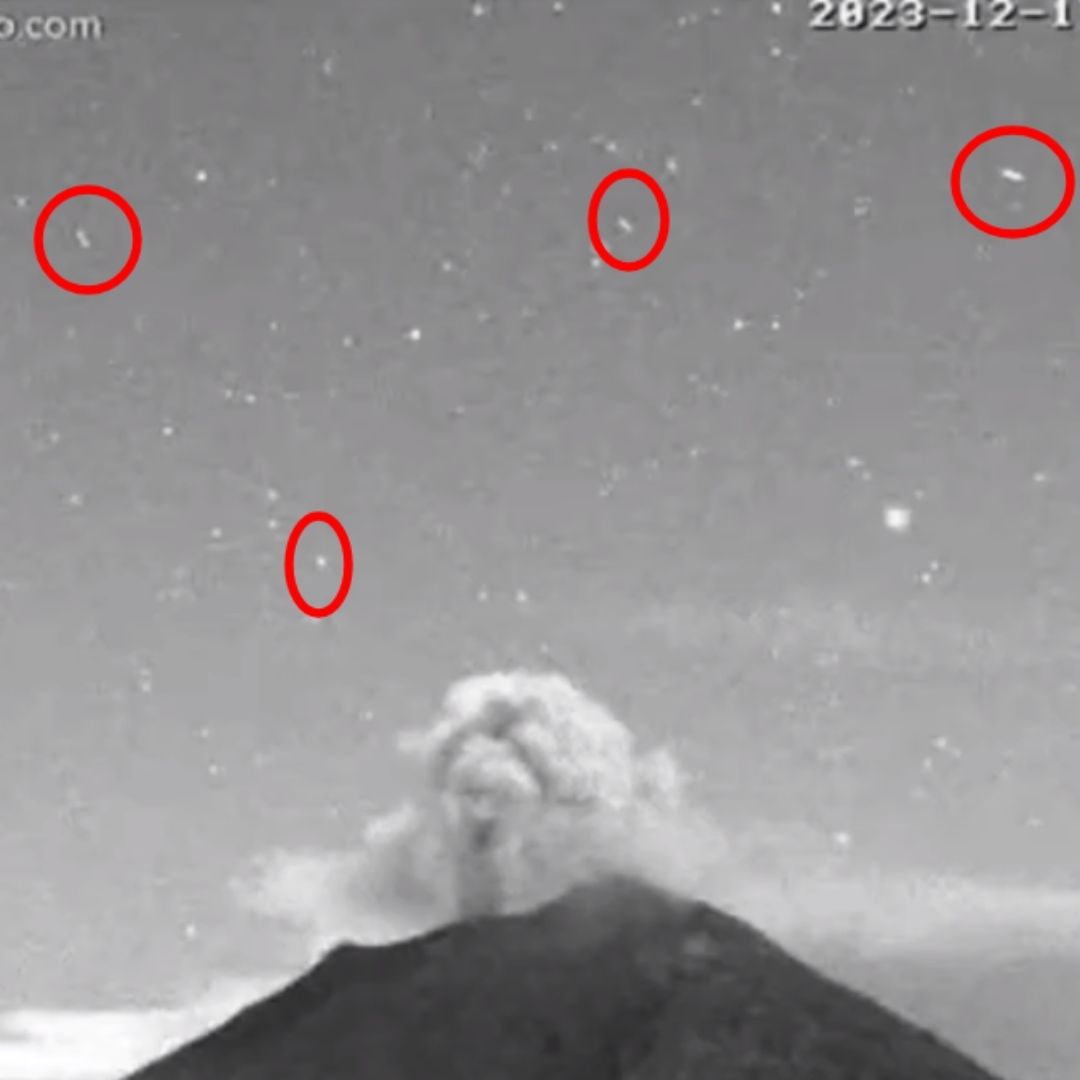 ¿Un Mundo Nos Vigila? Objetos Sobrevuelan el Popocatépetl
