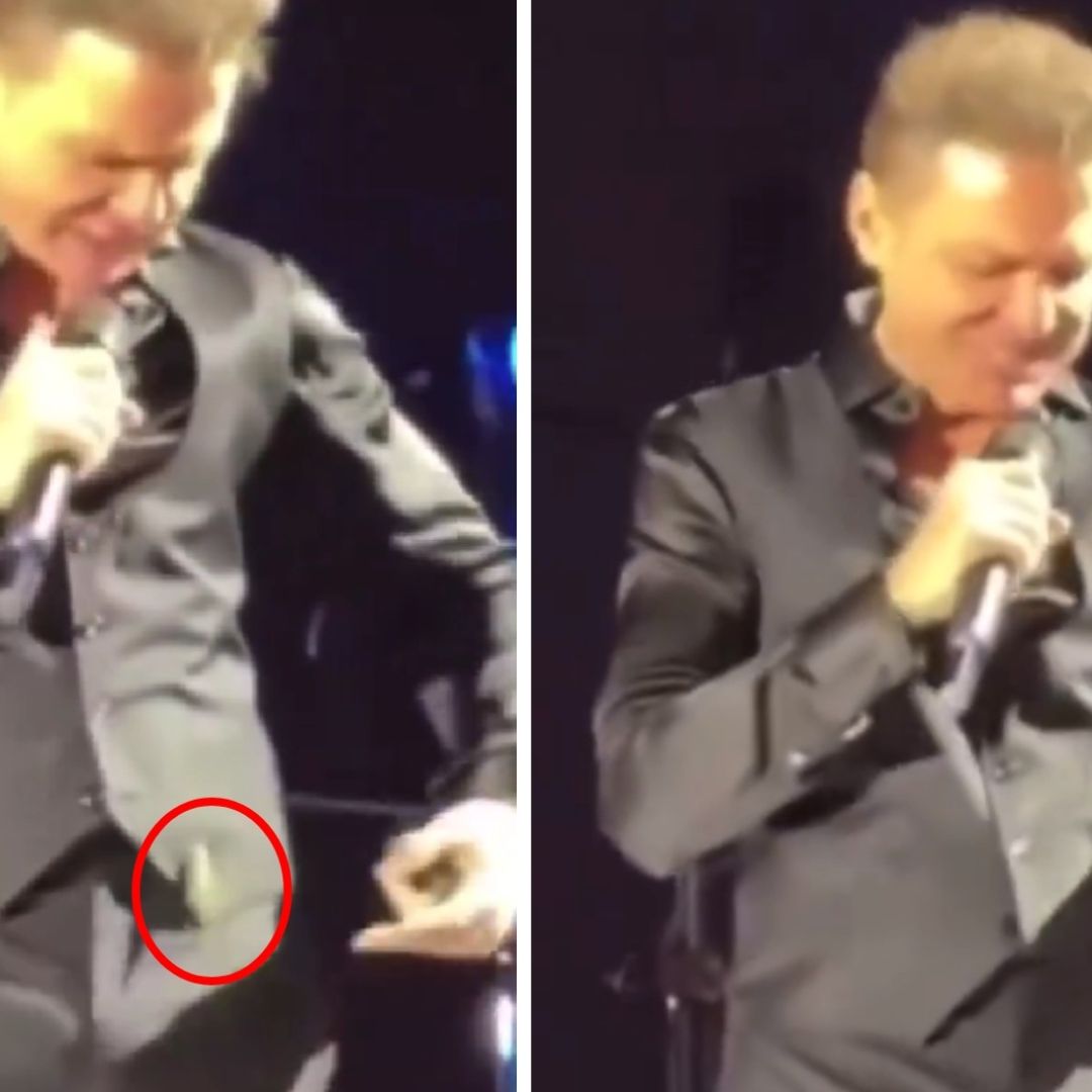 A Luis Miguel se le Para un Bicho Durante Concierto en Morelia y Así Reacciona