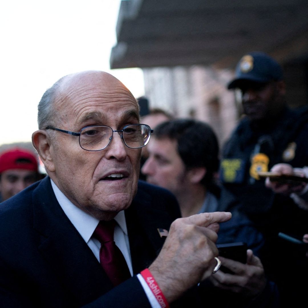 Rudy Giuliani, exalcalde de Nueva York