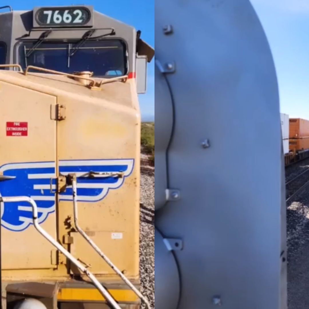 Cruces de trenes en la frontera México y Estados Unidos