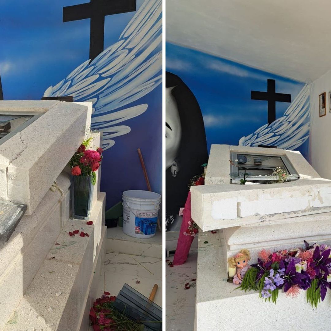Padres de Debanhi Lamentan Vandalización de Tumba de su Hija