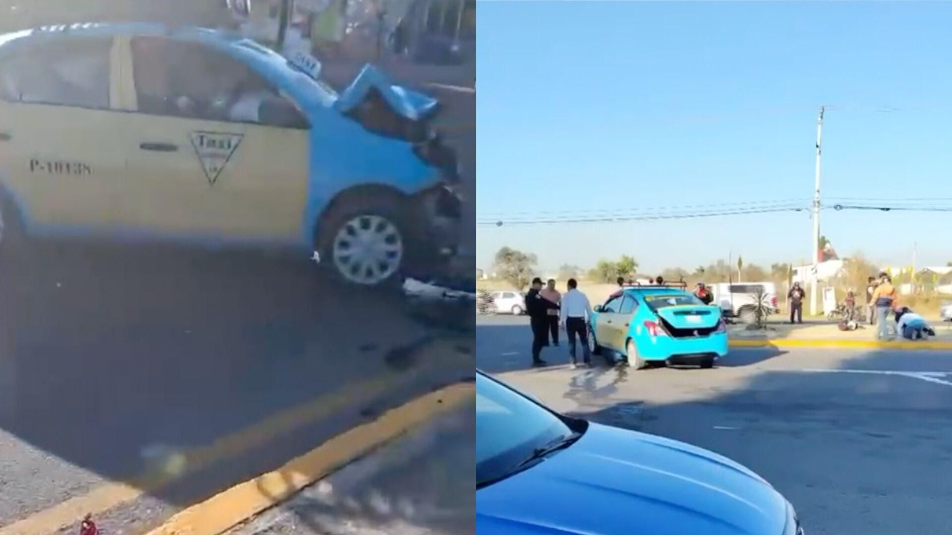 Accidente entre Taxi y Motocicleta Deja Tres Lesionados en Carretera de ...