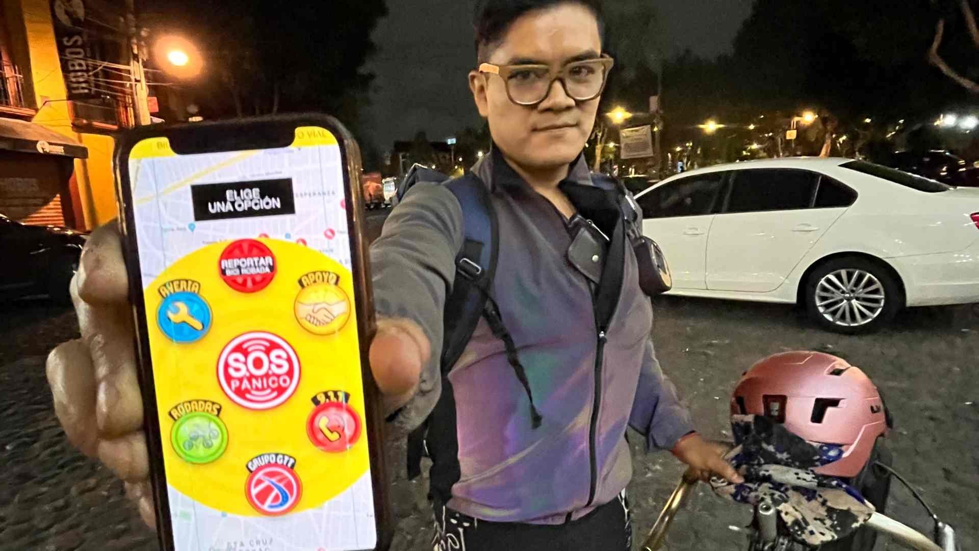 Crear app para apoyar a comunidad ciclista en CDMX