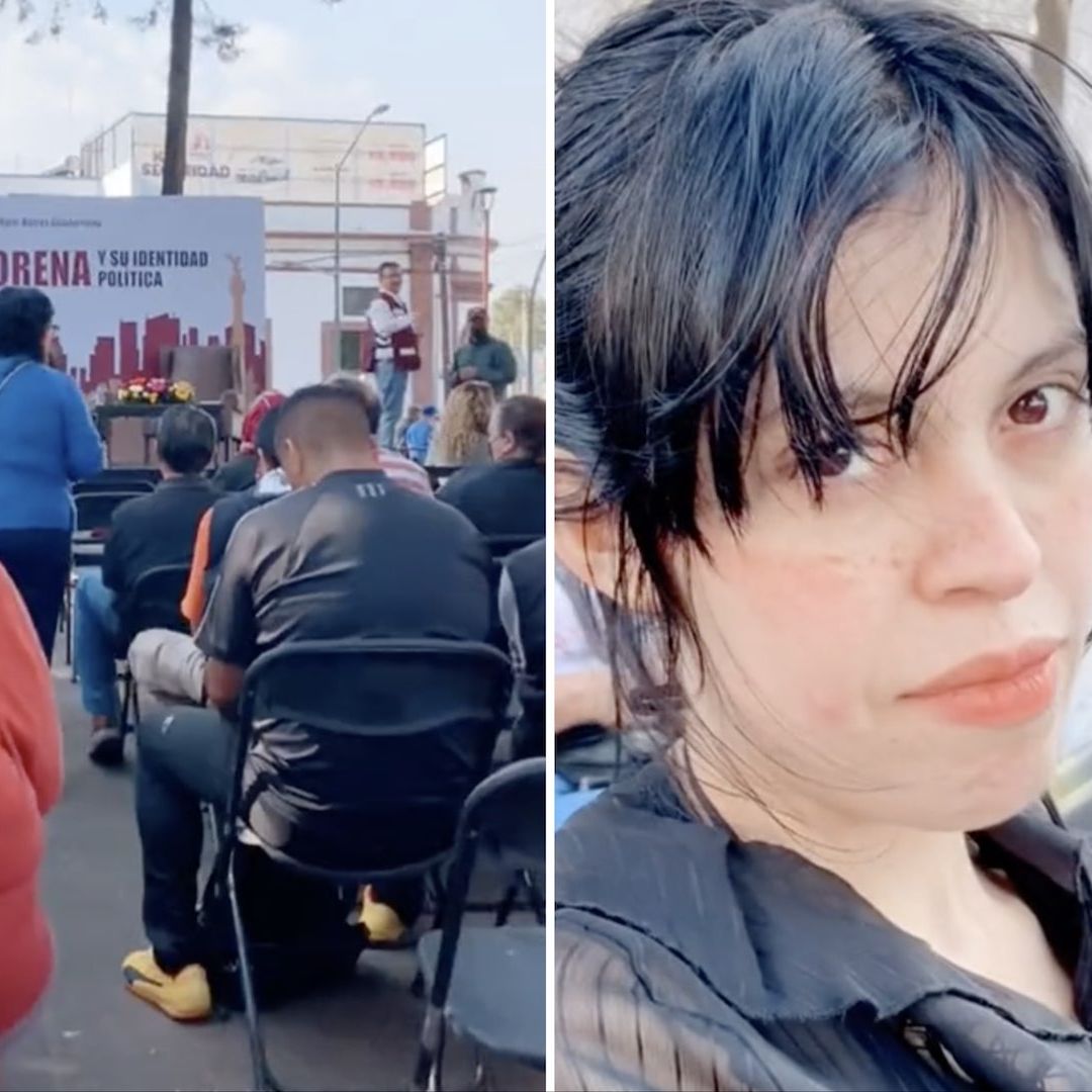 Organiza cita sorpresa para su novia y la lleva a mitin de Morena