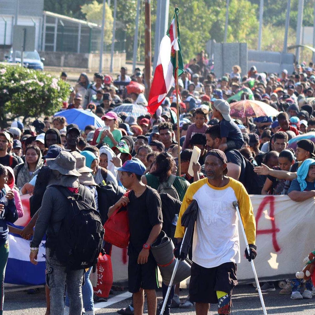 Caravana migrante rumbo a Estados Unidos