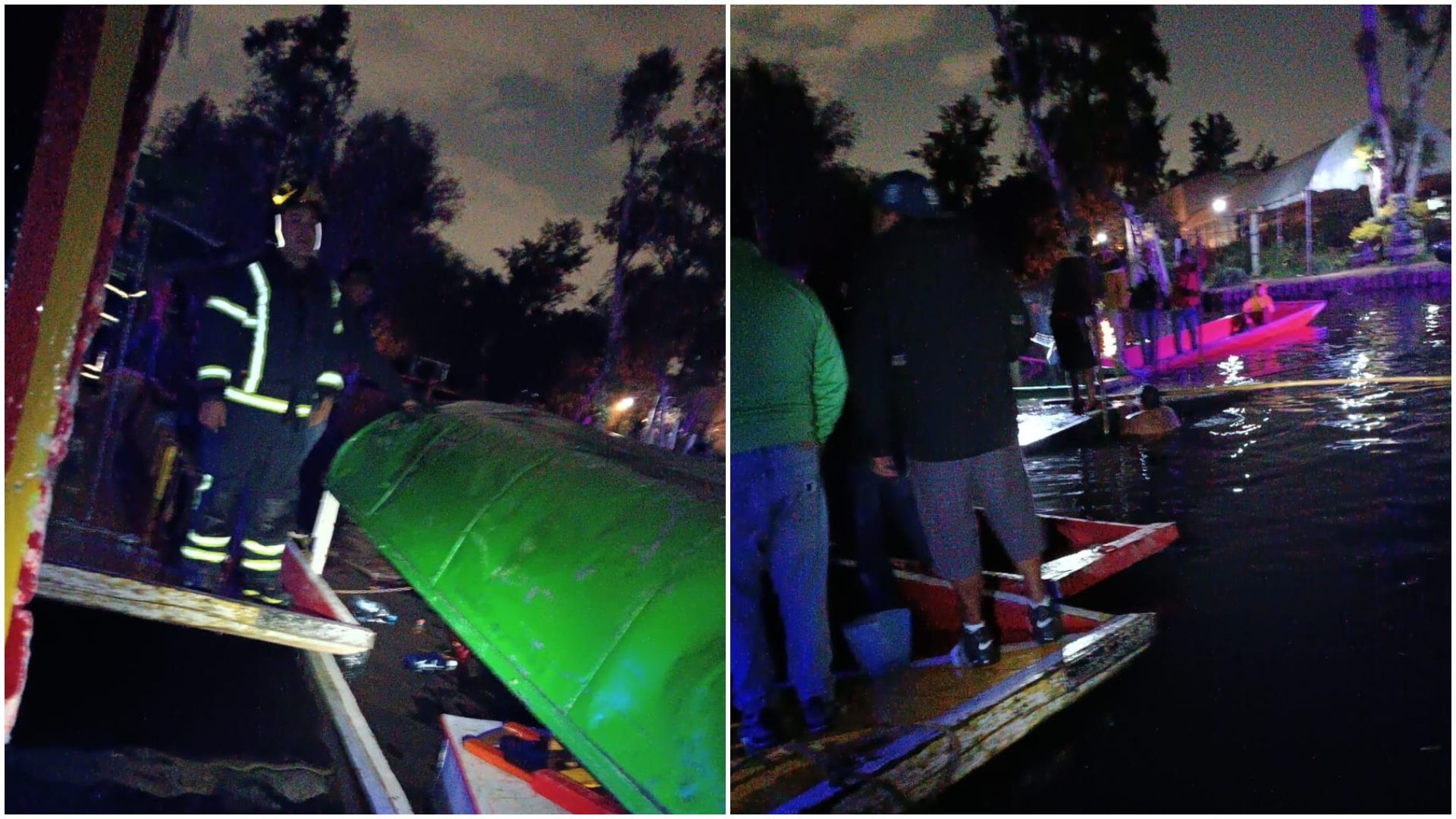 Se Hunde Trajinera en Xochimilco por Riña entre Pasajeros