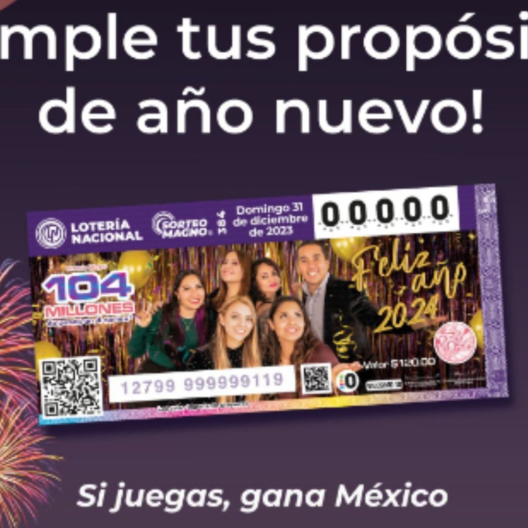 Resultados del Sorteo Magno de la Lotería Nacional del 31 de diciembre 2023
