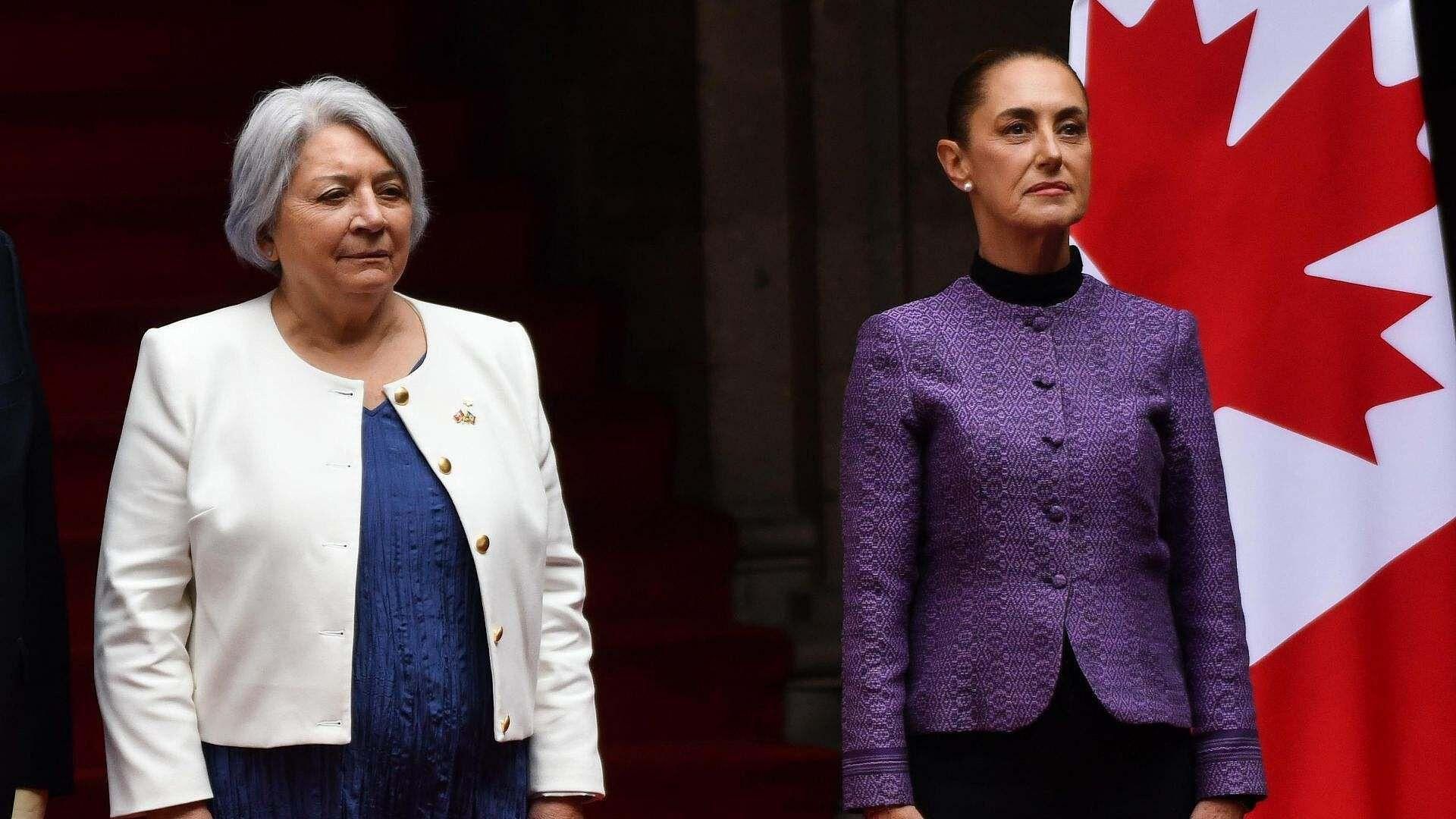 Claudia Sheinbaum Recibió a Mary Simon en Palacio Nacional; Esto Dijo ...