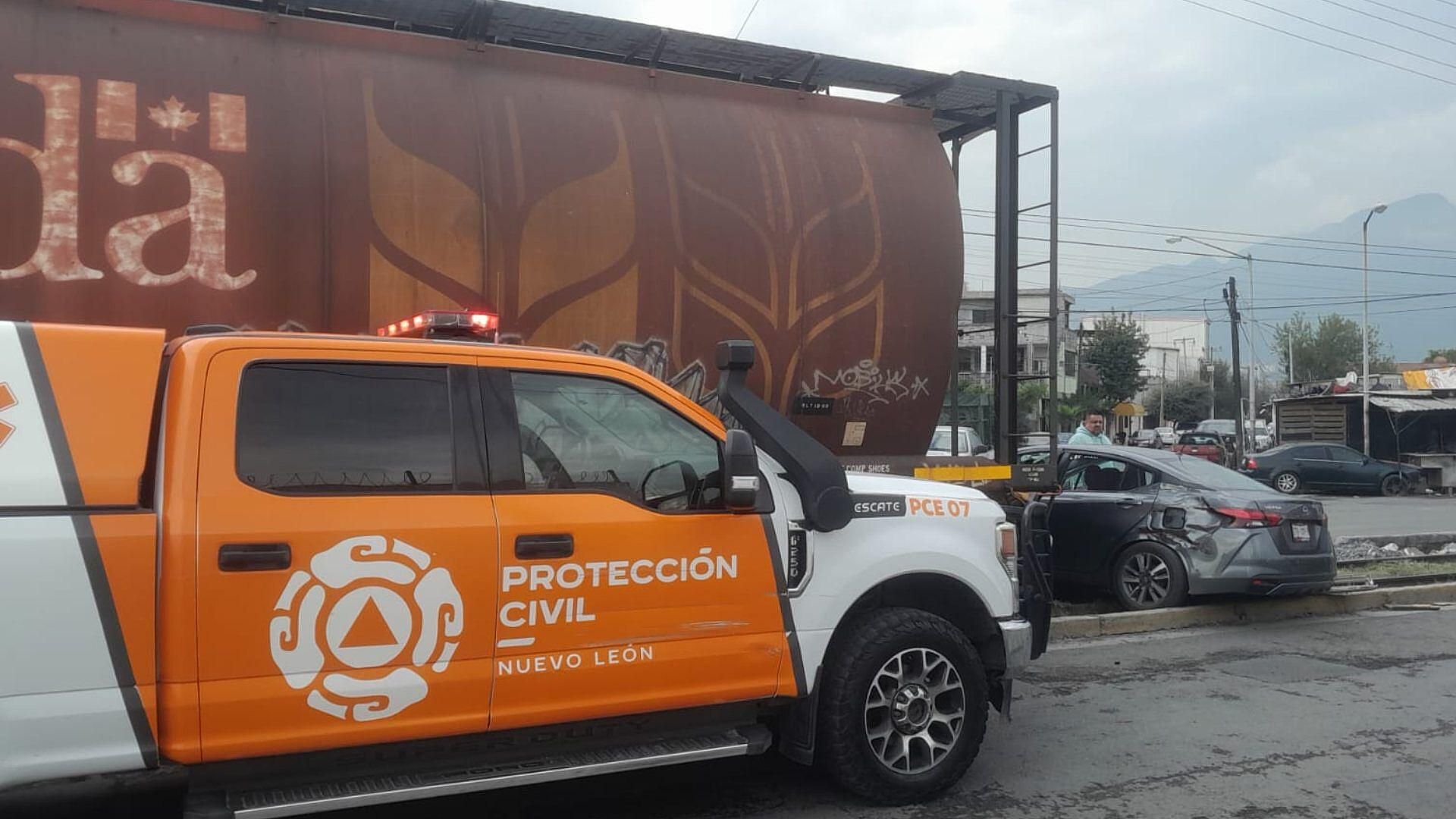 Choque con Tren Deja una Mujer Herida en Monterrey | N+ Monterrey