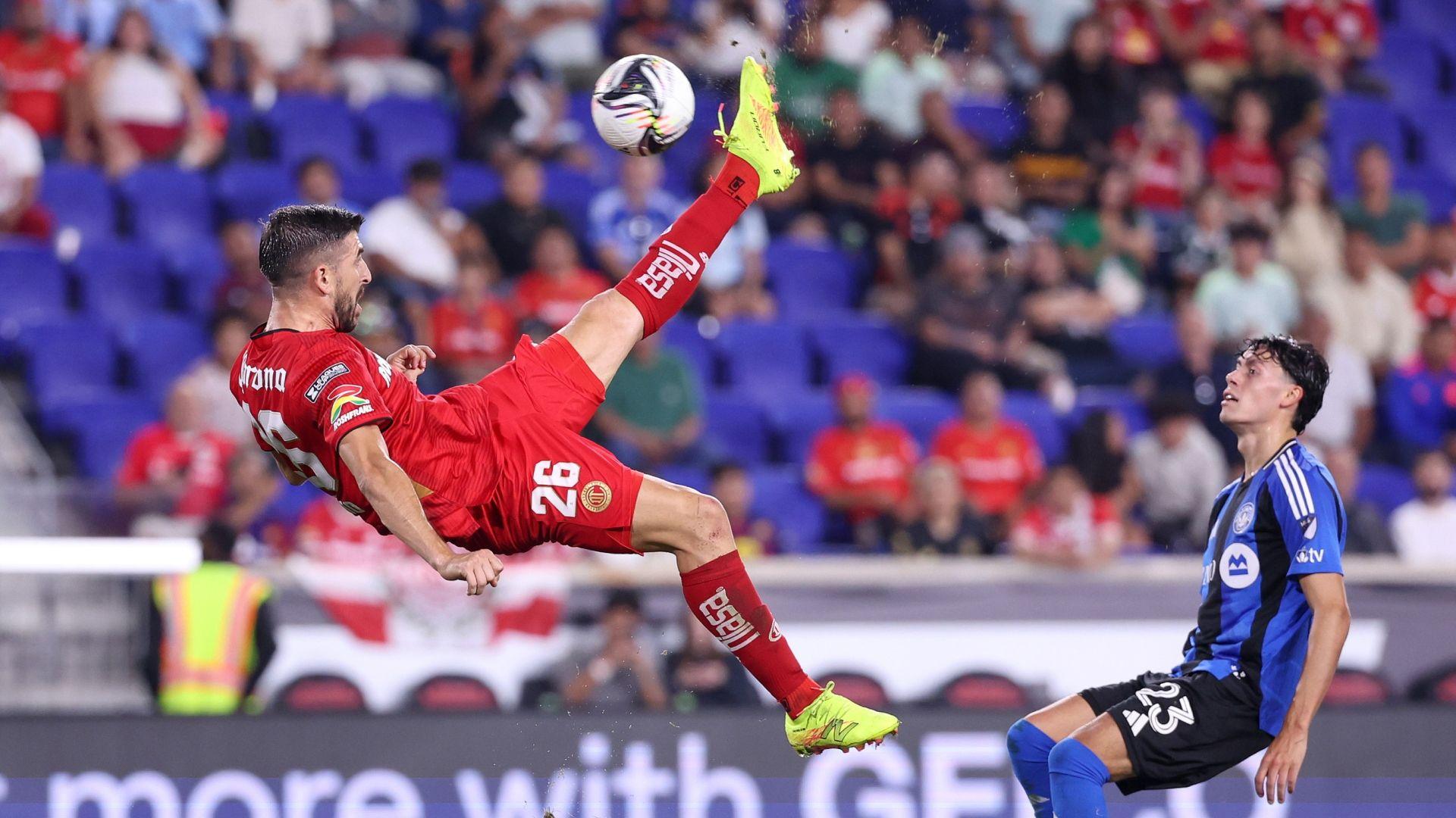 Paulinho encabeza la ofensiva de los Diablos Rojos en la Leagues Cup 2025, ante el CF Montreal.