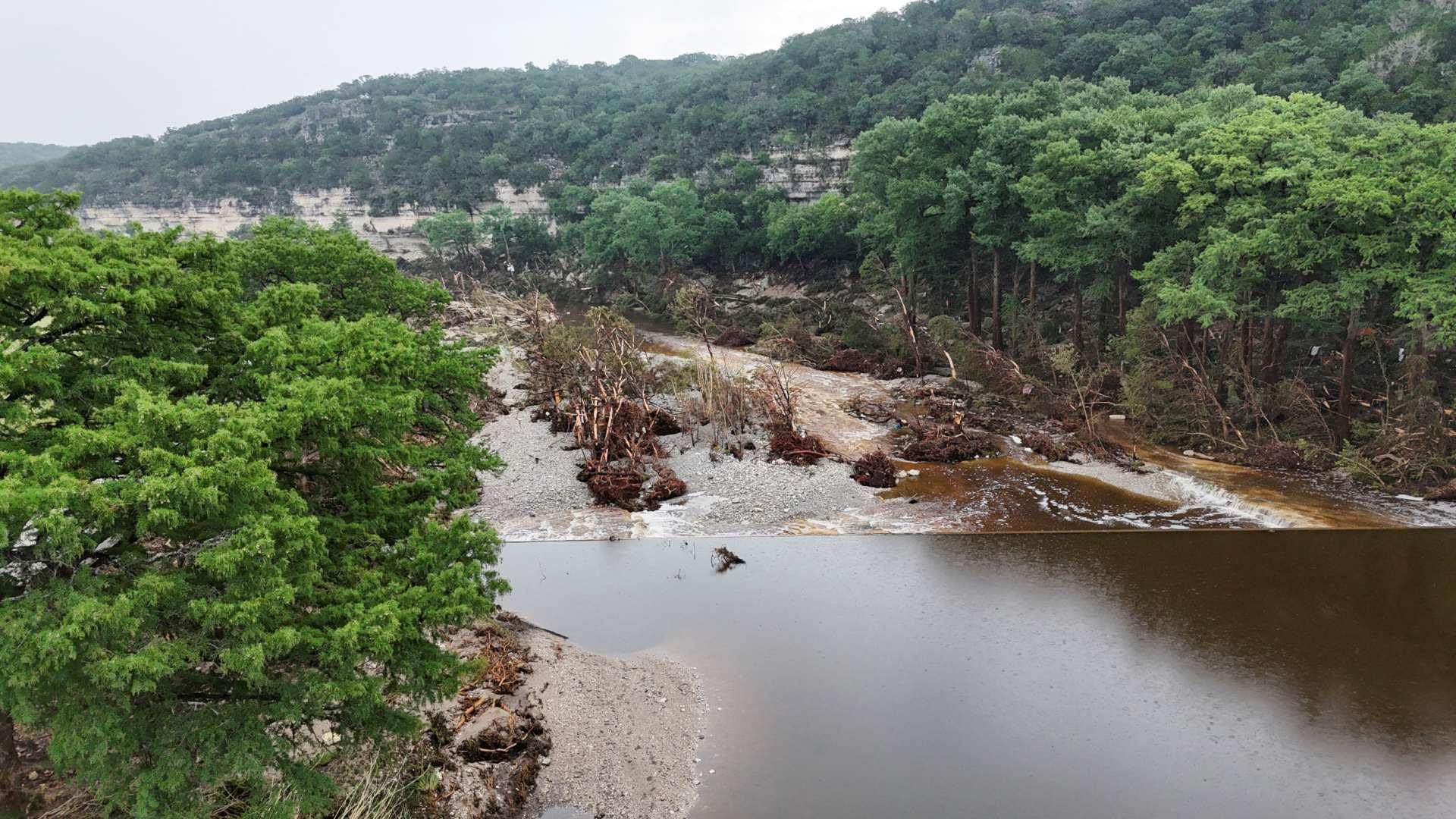 Imagen aérea del Río Guadalupe