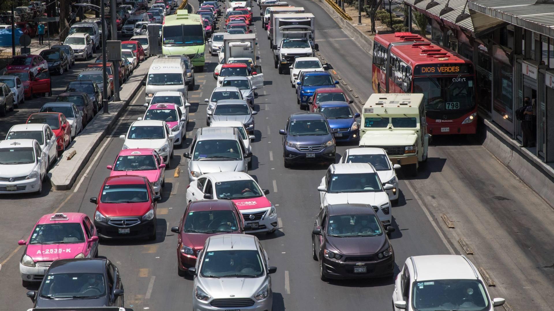Tráfico y bloqueos en CDMX