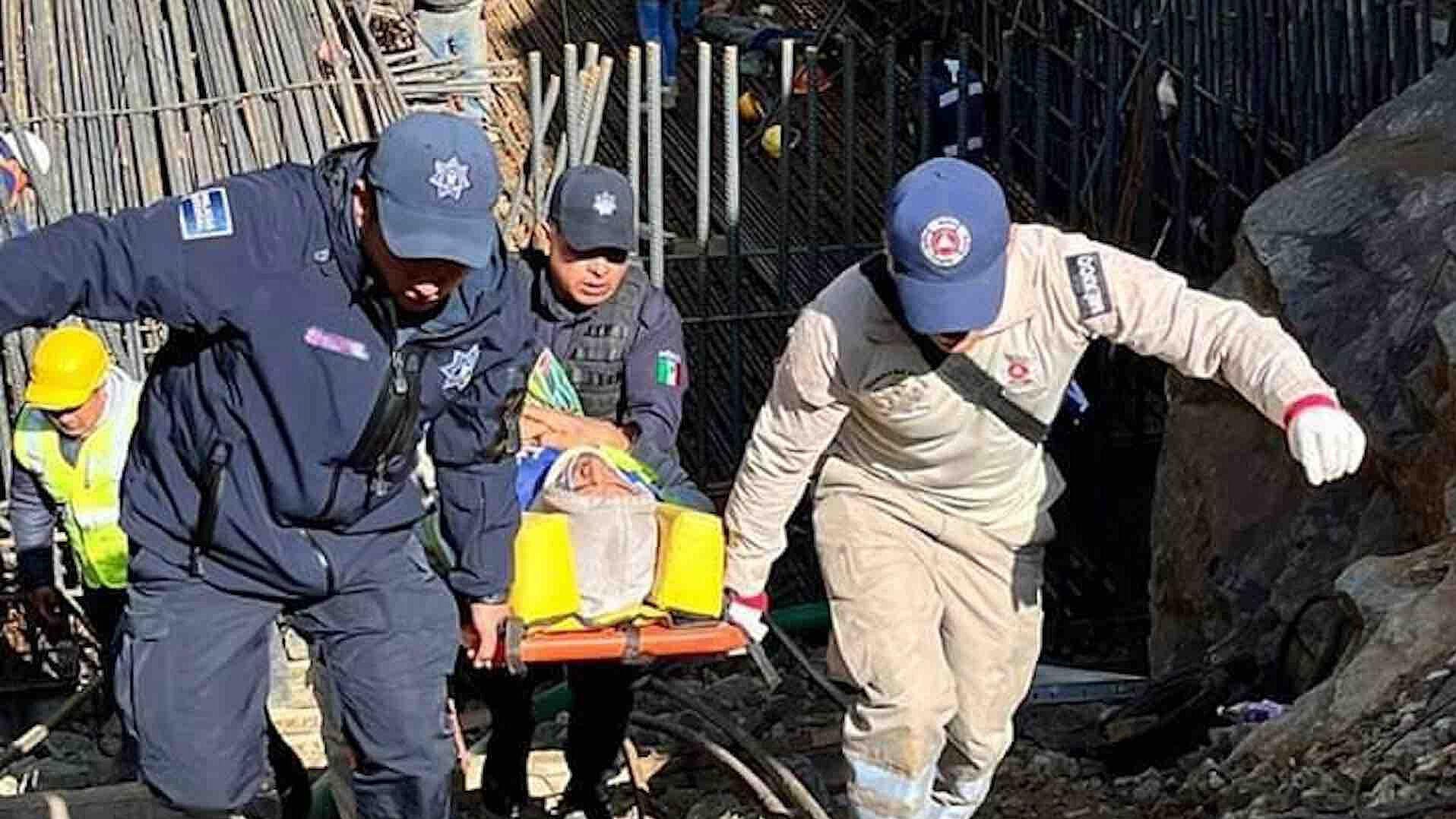 Hidalgo: Derrumbe en Obra deja un Muerto y 6 Heridos en Mineral del Monte