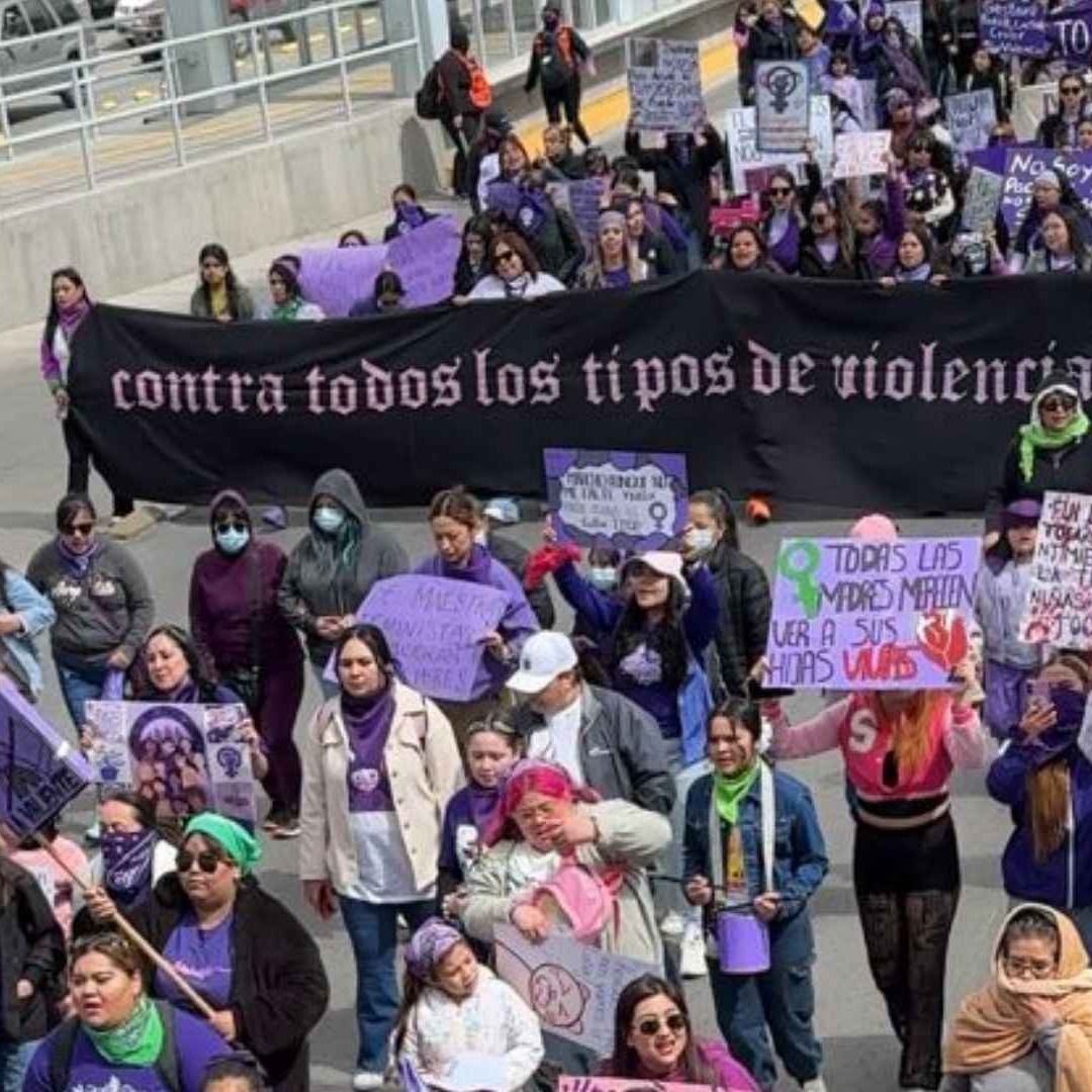 Marcha separatista del 8M en Ciudad Juárez | Foto: N+