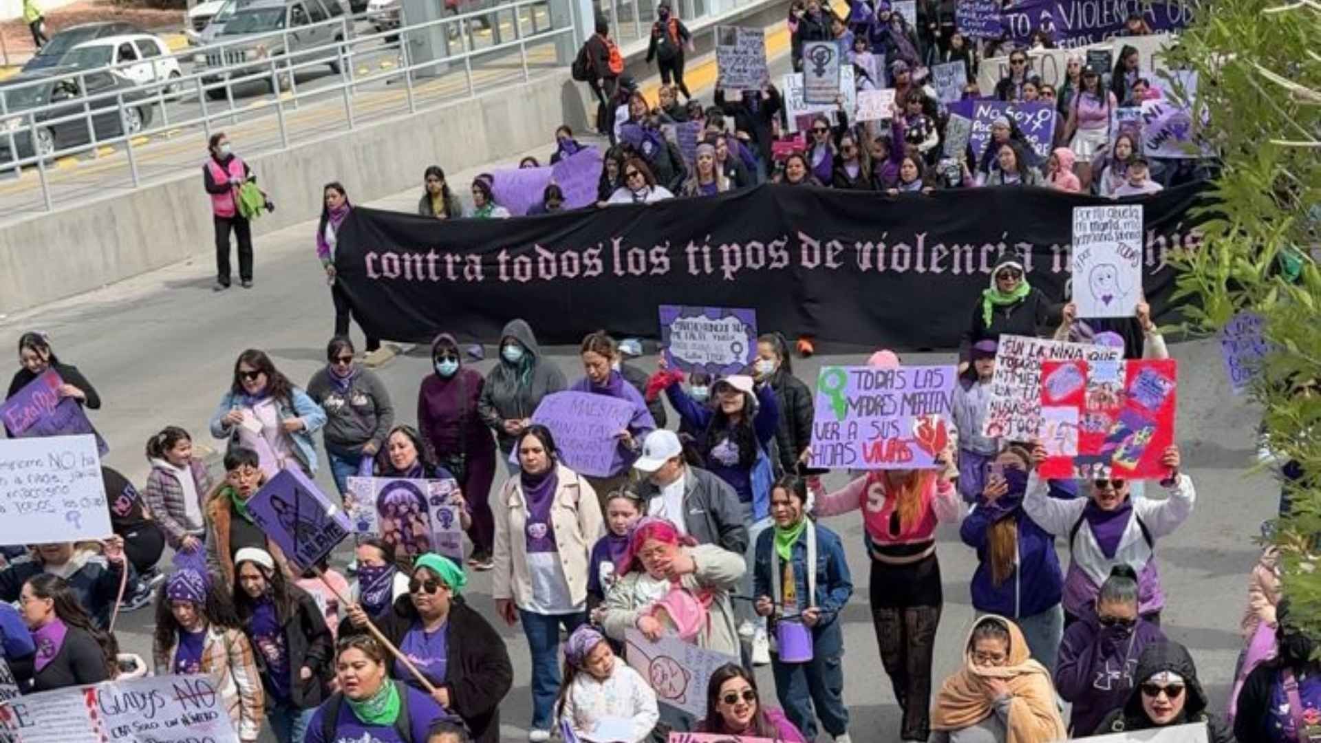 Marcha separatista del 8M en Ciudad Juárez | Foto: N+