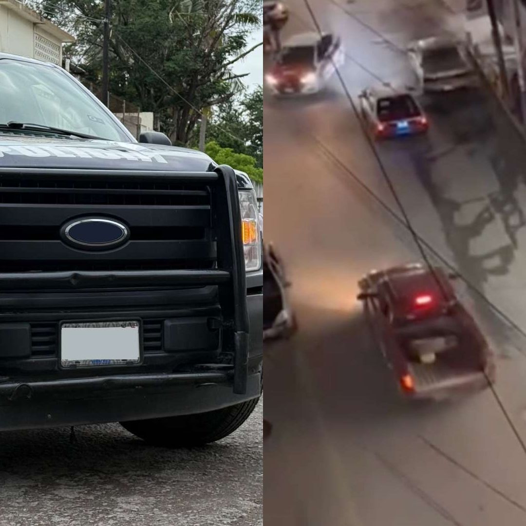 Patrulla Vuelca Durante Persecución y Policías Terminan Heridos en Tramo Carretero Tantoyuca Chicontepec al Norte de Veracruz