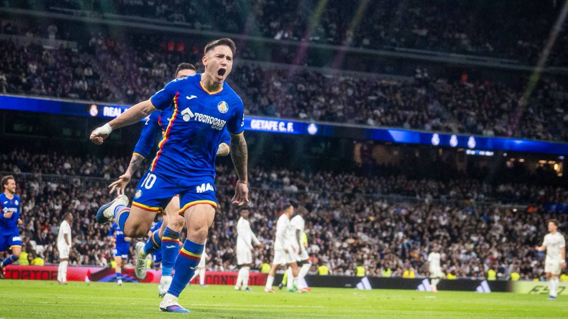 El Getafe puso a prueba al Real Madrid e incluso anotó el primer gol en el Estadio Santiago Bernabéu.